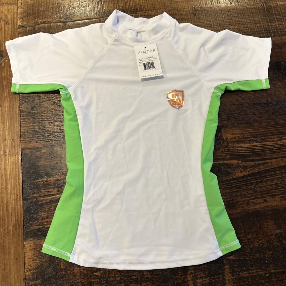 INGEAR Womens Swim Shirt UPF 50+ Sun Protection Lightweight Short Sleeve Small S